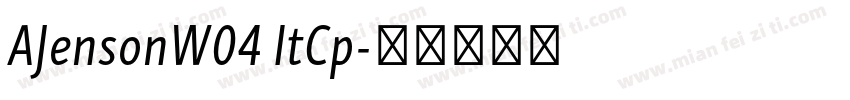 AJensonW04 ItCp字体转换